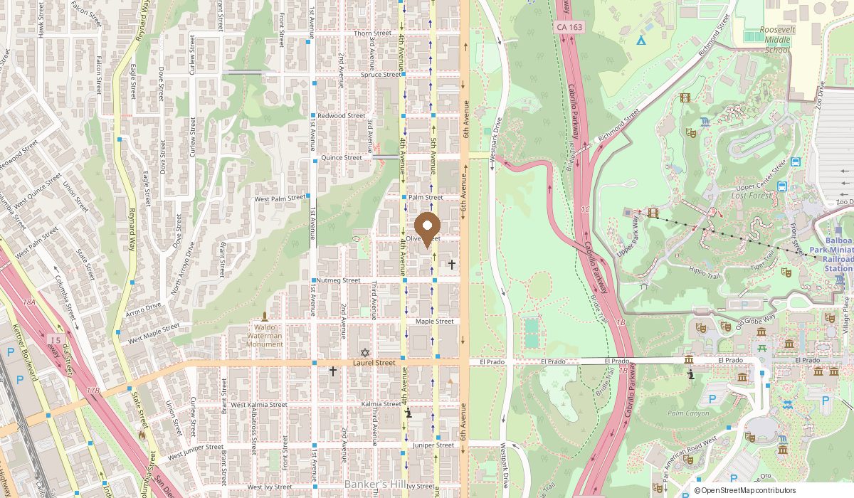 Map: 2760 5th Ave suite 210-O, San Diego, CA 92103